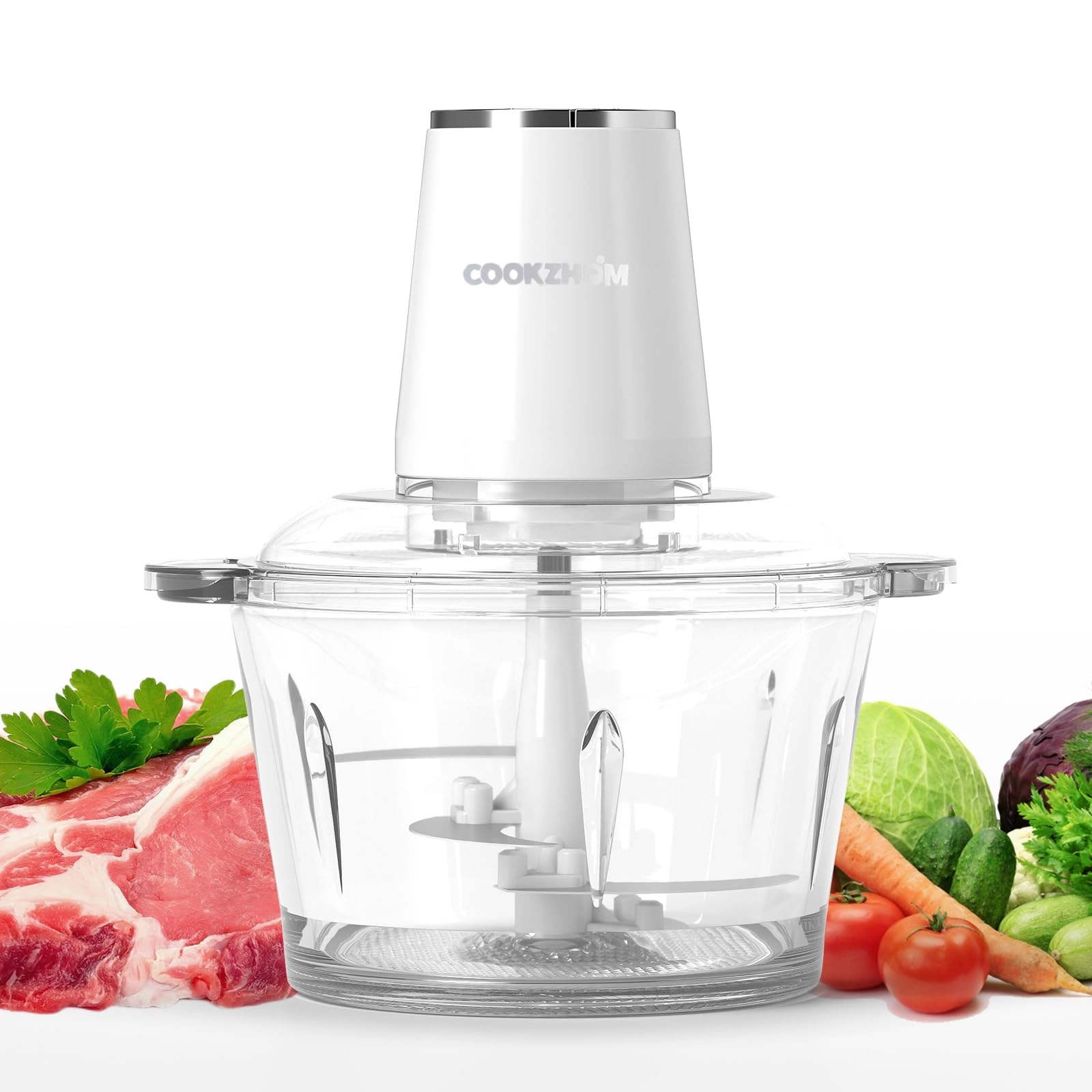 COOKZHOM Food Processor - 8 Cups