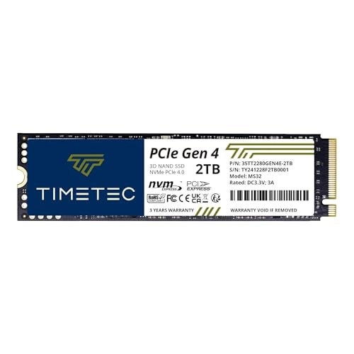 PCIe SSD NVMe M.2 2280 - 2000GB