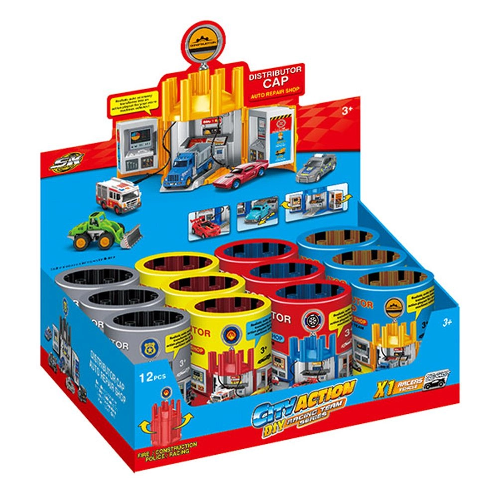 Parking Lots - 1 pc Assorted Die-Cast Playset