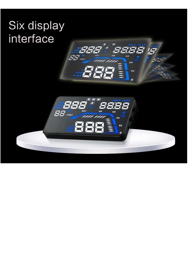 Head Up Display (HUD) Vehicle Speed Meter