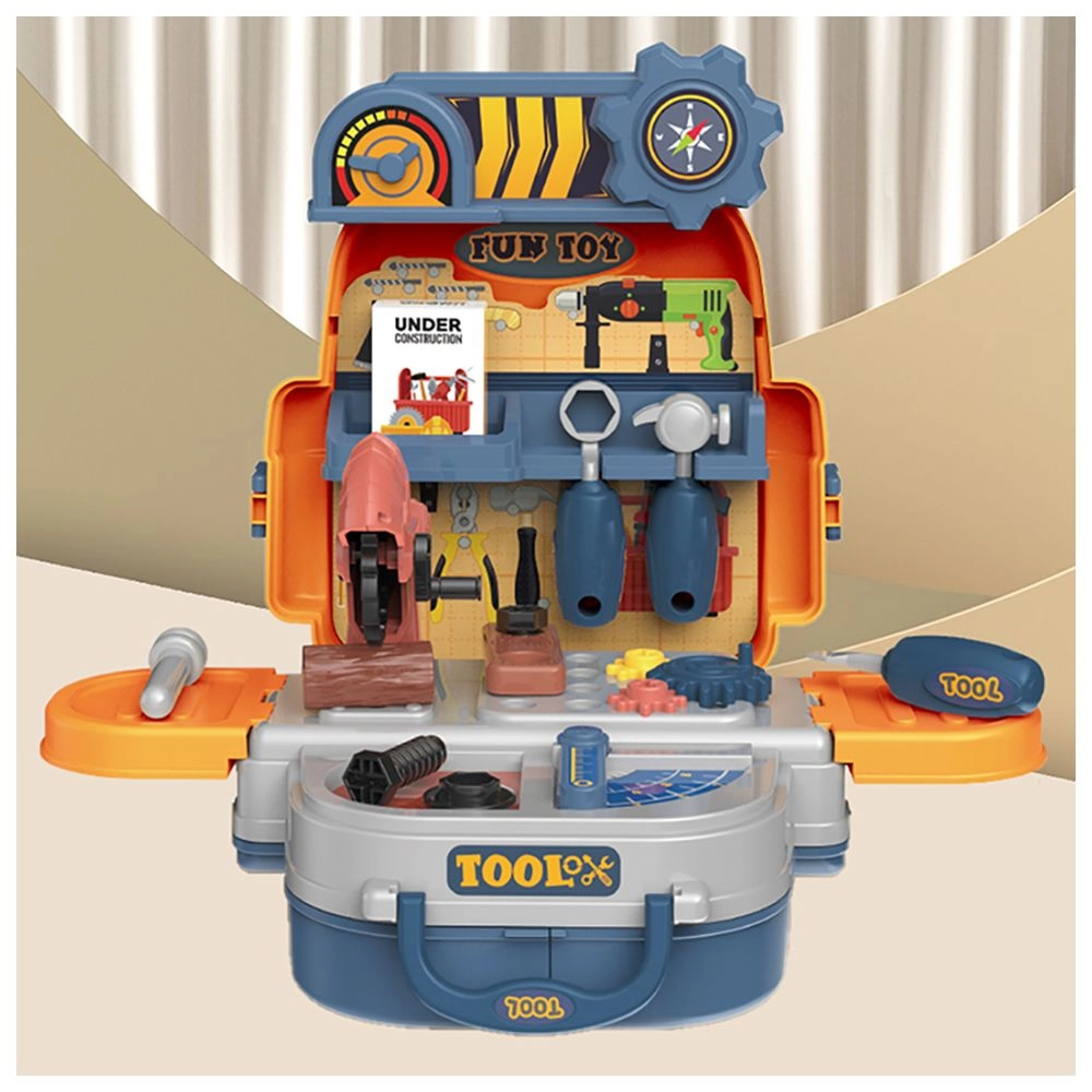 ROLE PLAY MECHANIC/TOOLS STATION TOY SET SCHOOL BAG - 23 pcs (SAB-LS_RPSB_TSYE)