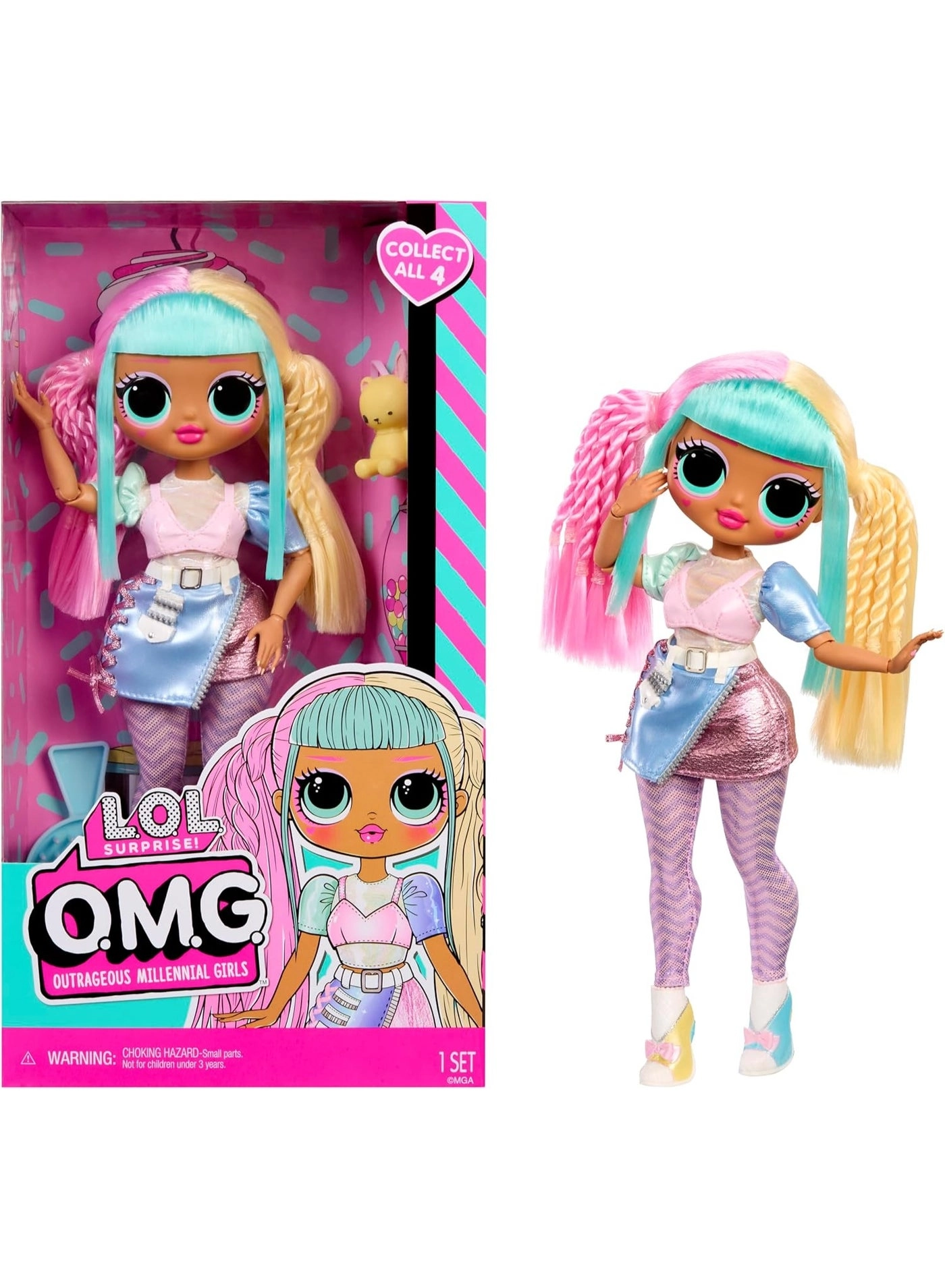 Candylicious Entry Doll - Pastel candy-inspired Includes accessories Ages 2+