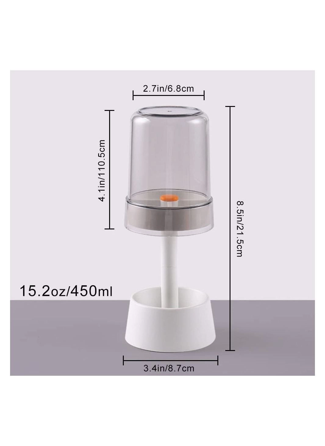 Wall Mount Toothbrush Holder - 3 Slots Wallmount / Countertop