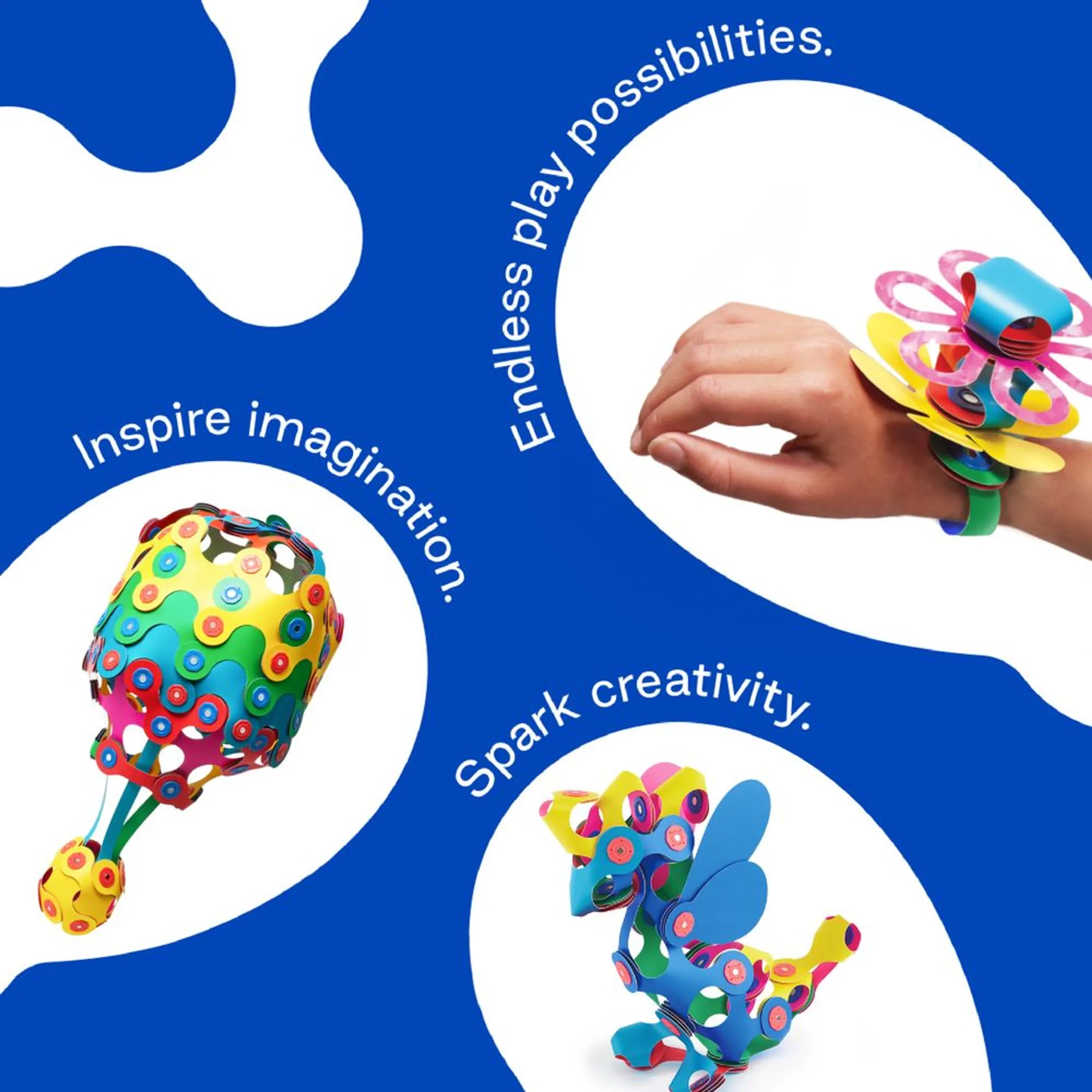 Magnetic Building Toy Set - 150 pcs