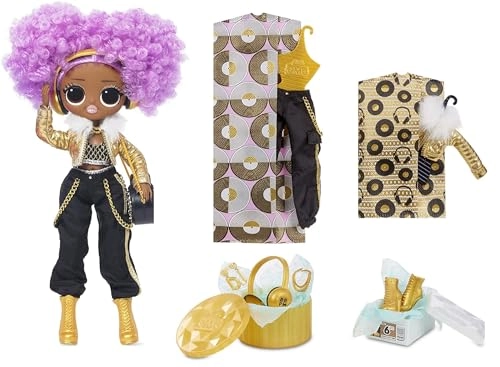 24K DJ Fashion Doll - 20 Surprises Styled Hair Ages 4+