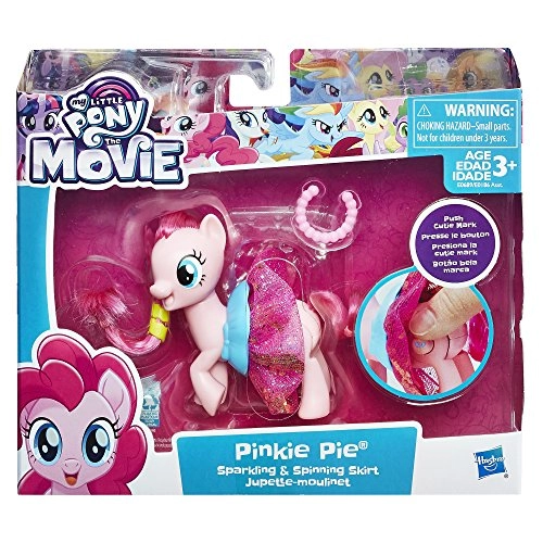 Pinkie Pie - Movie - Sparkling and Spinning Skirt - Ages 3 and up - 2 pcs (20.3 cm) (E0689)