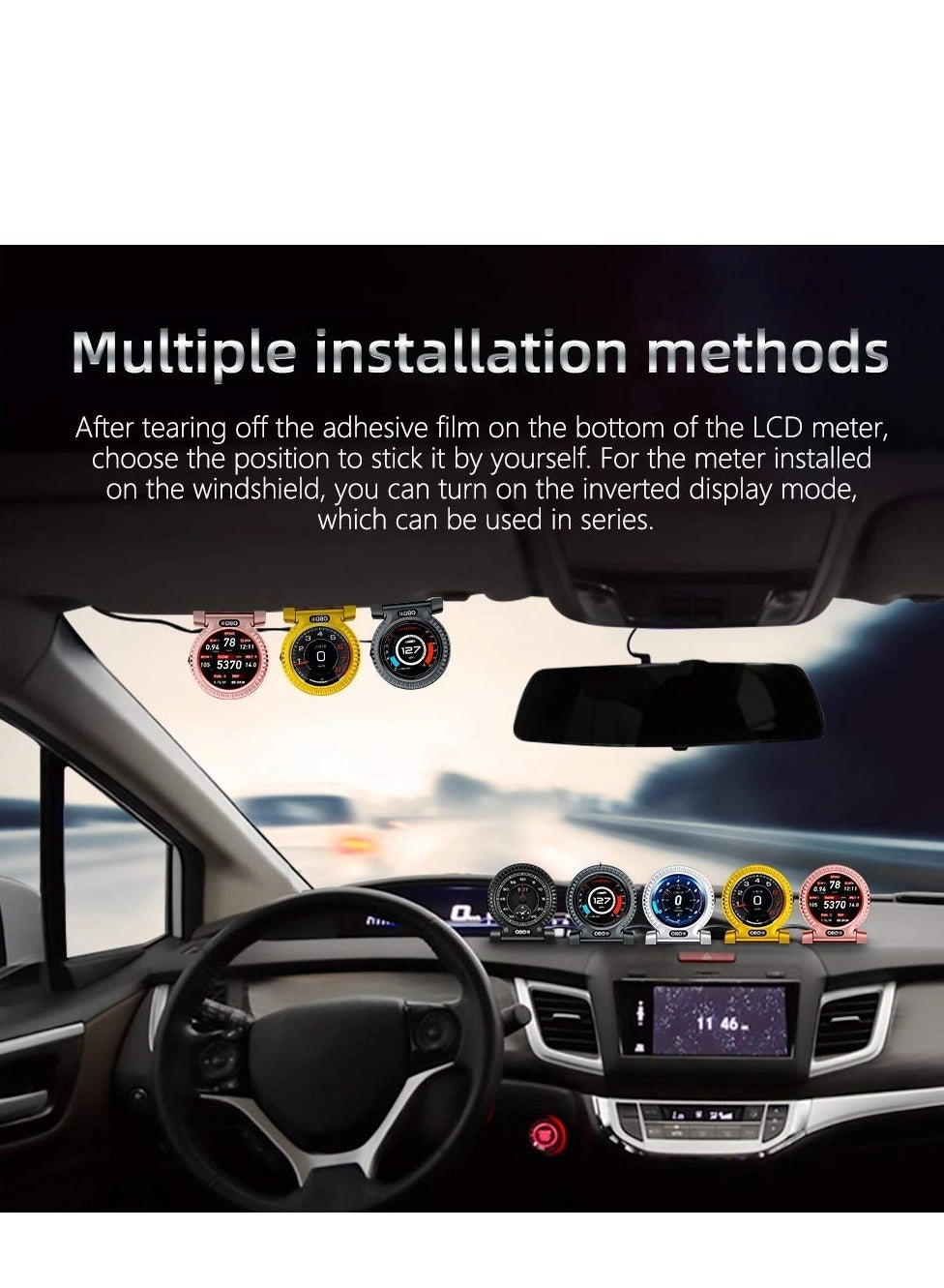 HUD F10 - OBD2 Black