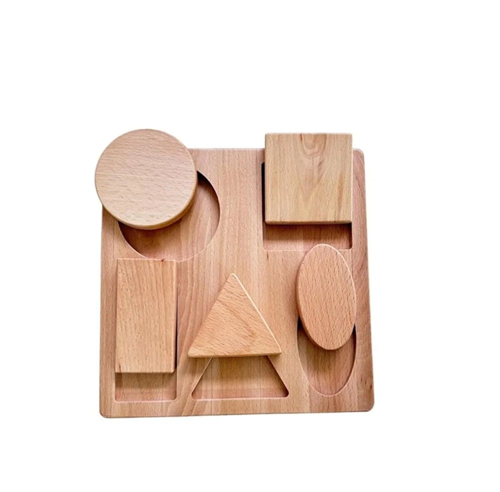 Shapes Board Wood Book - 1 year+