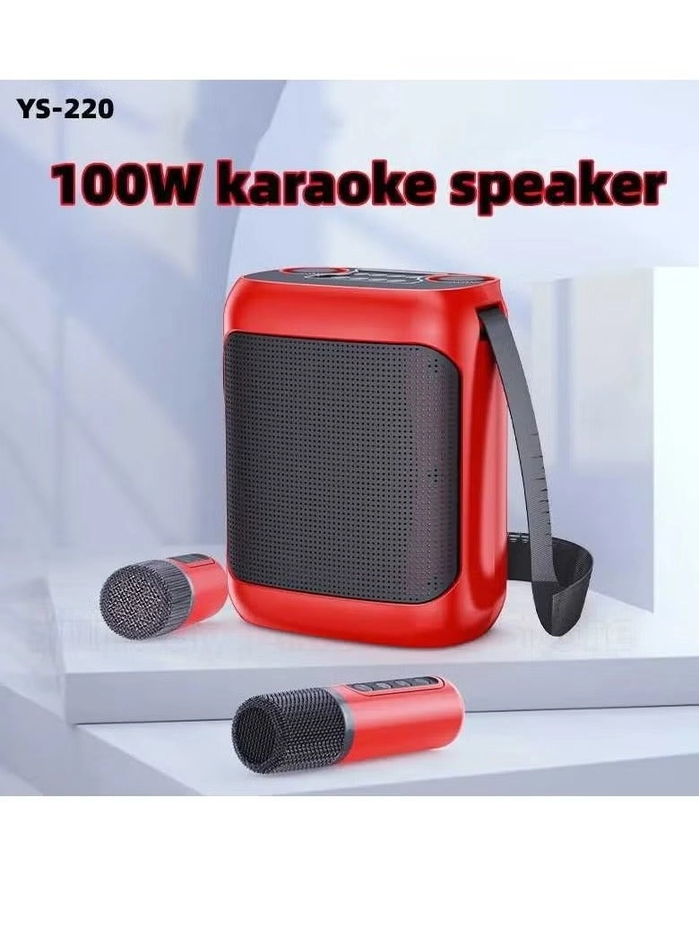 Karaoke Machine - 2 Wireless Microphones