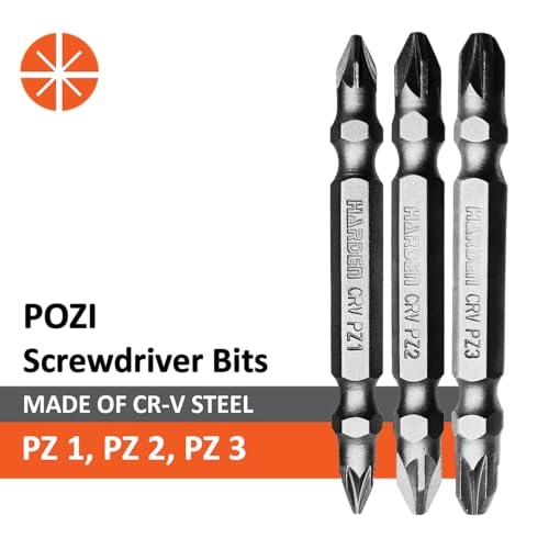 Magnetic Screwdriver Bit Set - 9-Piece 65mm
