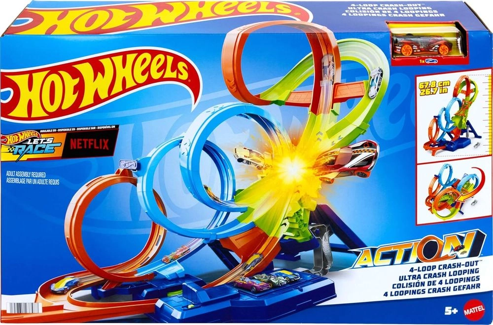 Hot Wheels Action Endless Loop Boosted Set - 1:64