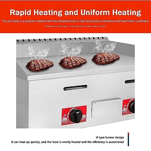 Countertop Stainless Steel Griddle - 500*330mm