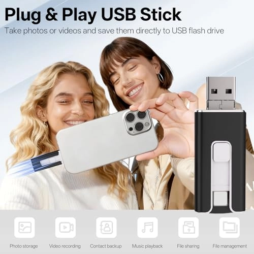 USB Stick - USB 3.0 Lightning Micro USB USB-C 256GB