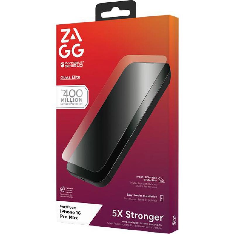 Clear Tempered Glass Screen Protector for iPhone 16 Pro Max