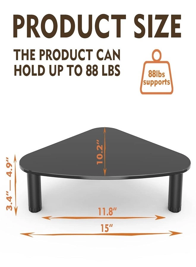 Glass Computer Monitor Stand Riser