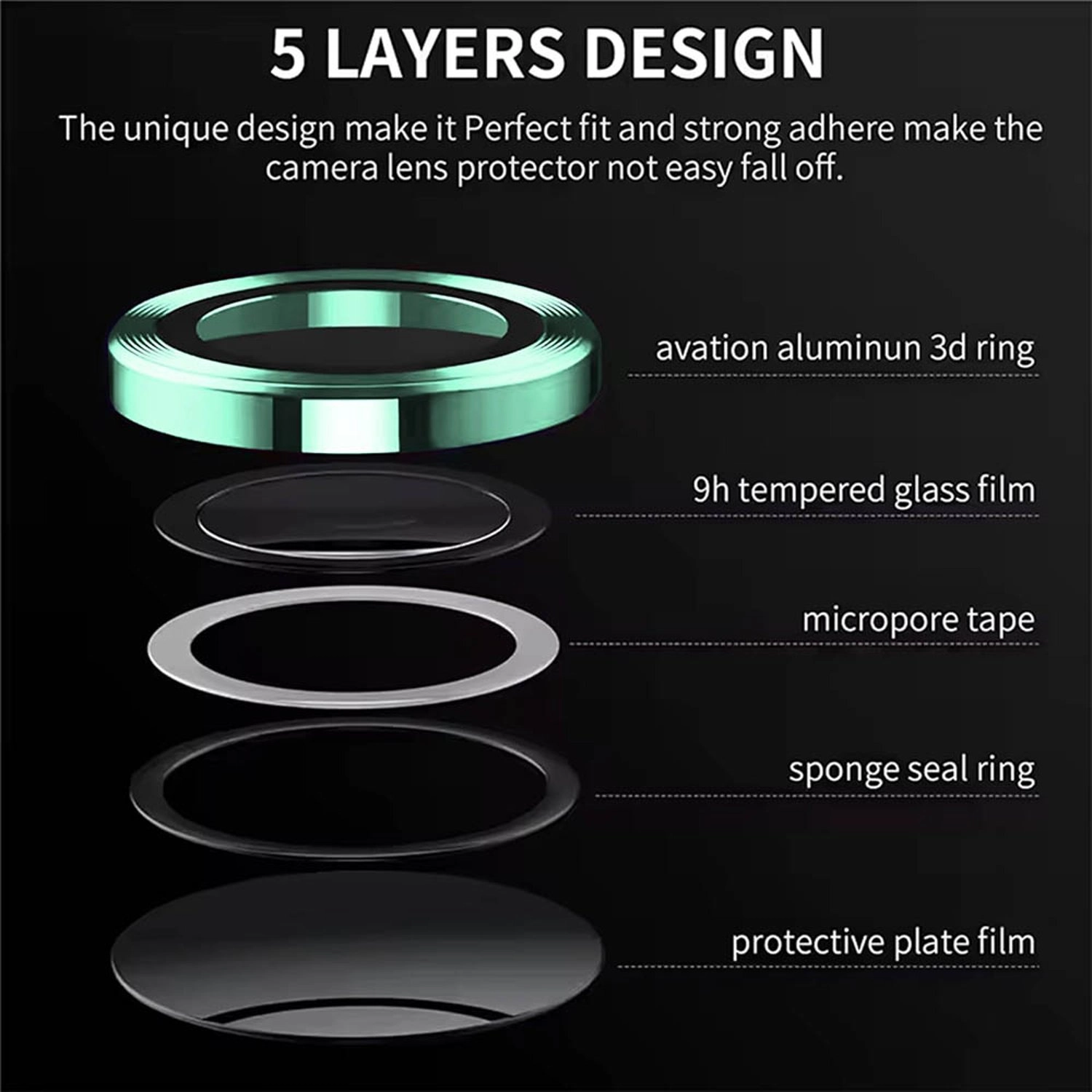 Clear Camera Lens Protector for Samsung Galaxy Z Flip 6