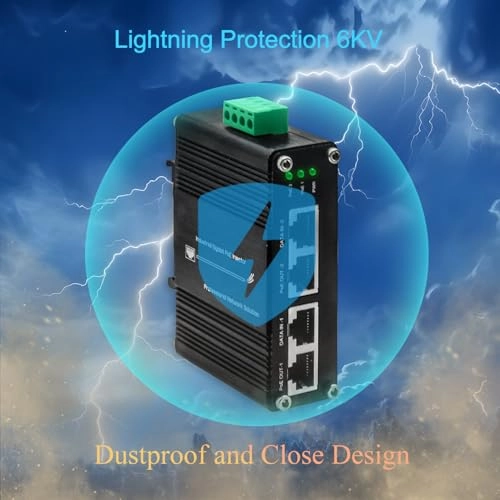 ZP-INJ302 - 12~48VDC 60W 2 IEEE802.3af/at 10/100/1000Base-TX