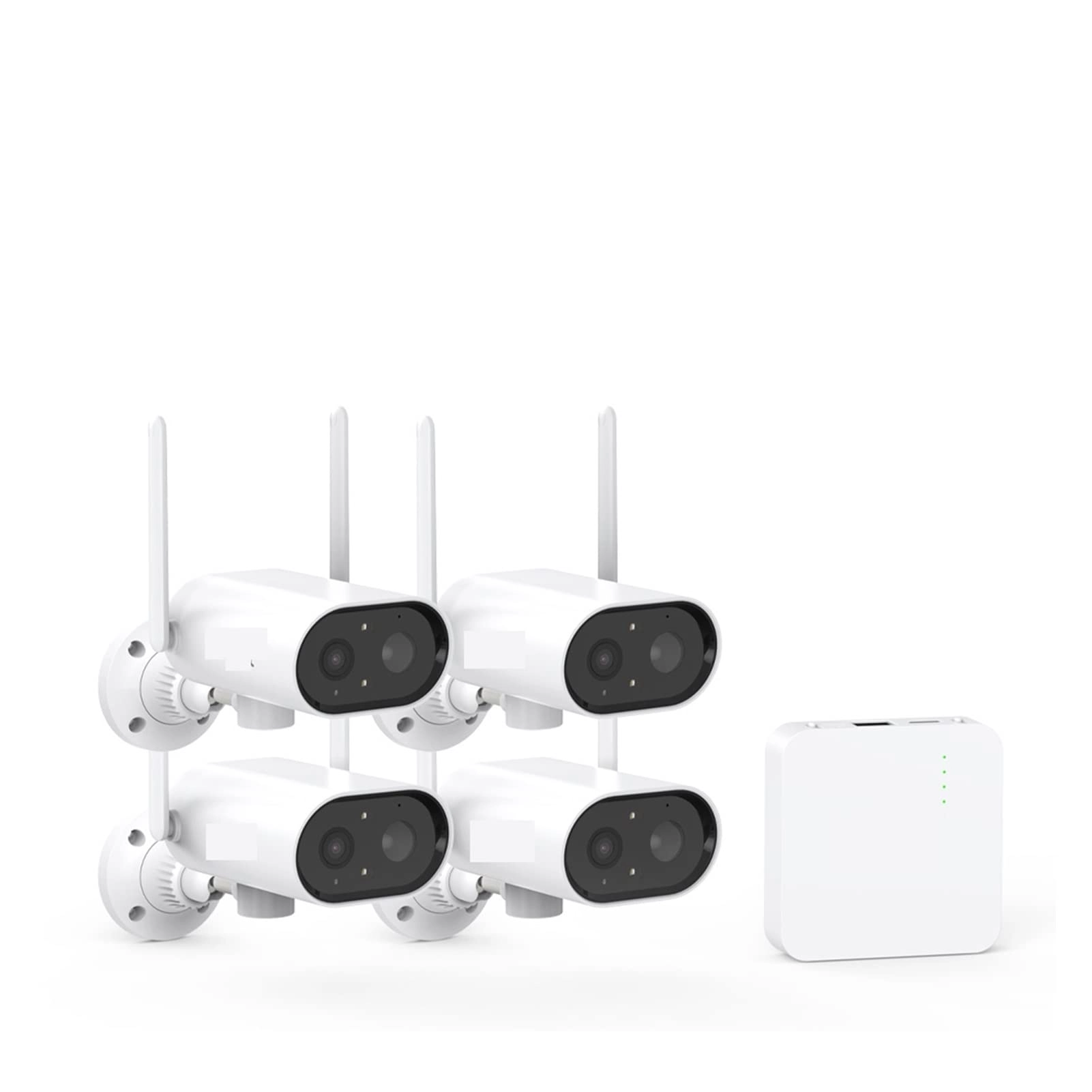 FURLOU Mini NVR - 4CH + Battery Camera - 1536p + Solar Panel