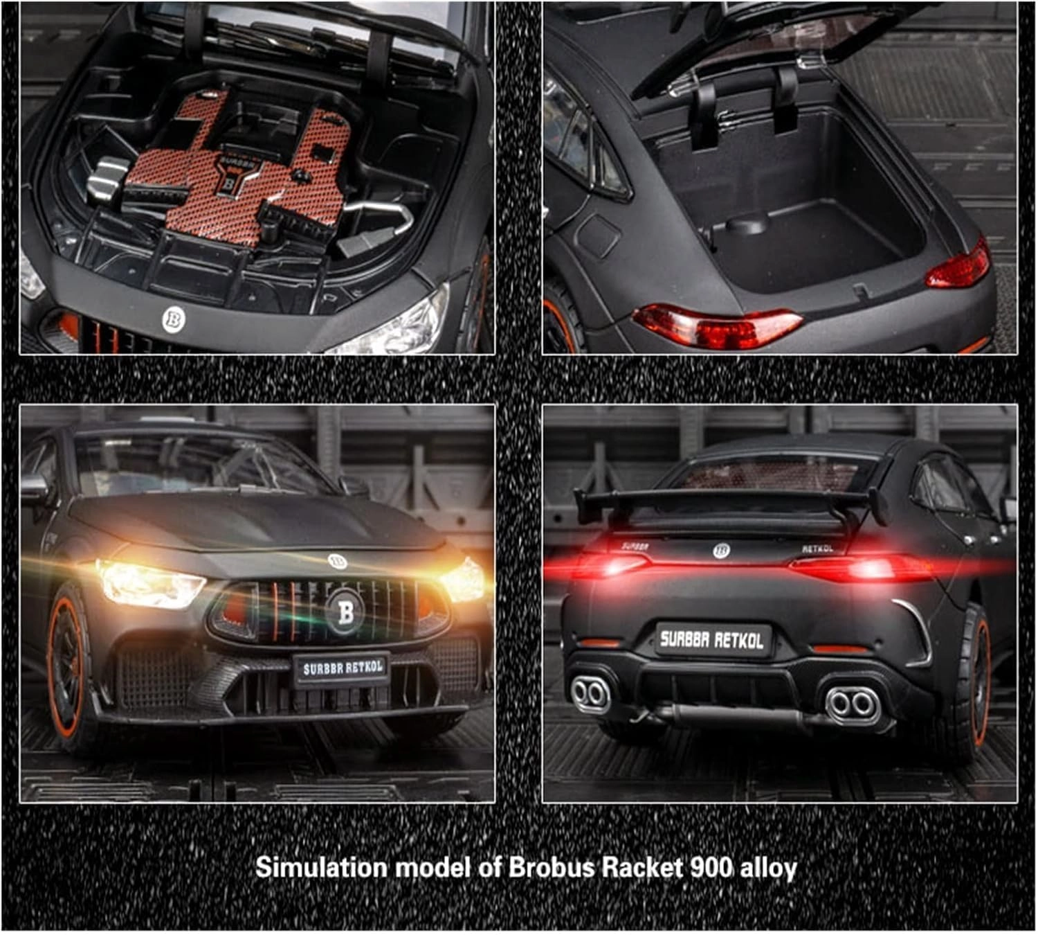 Metal Pullback Car - 1:24 1 pcs