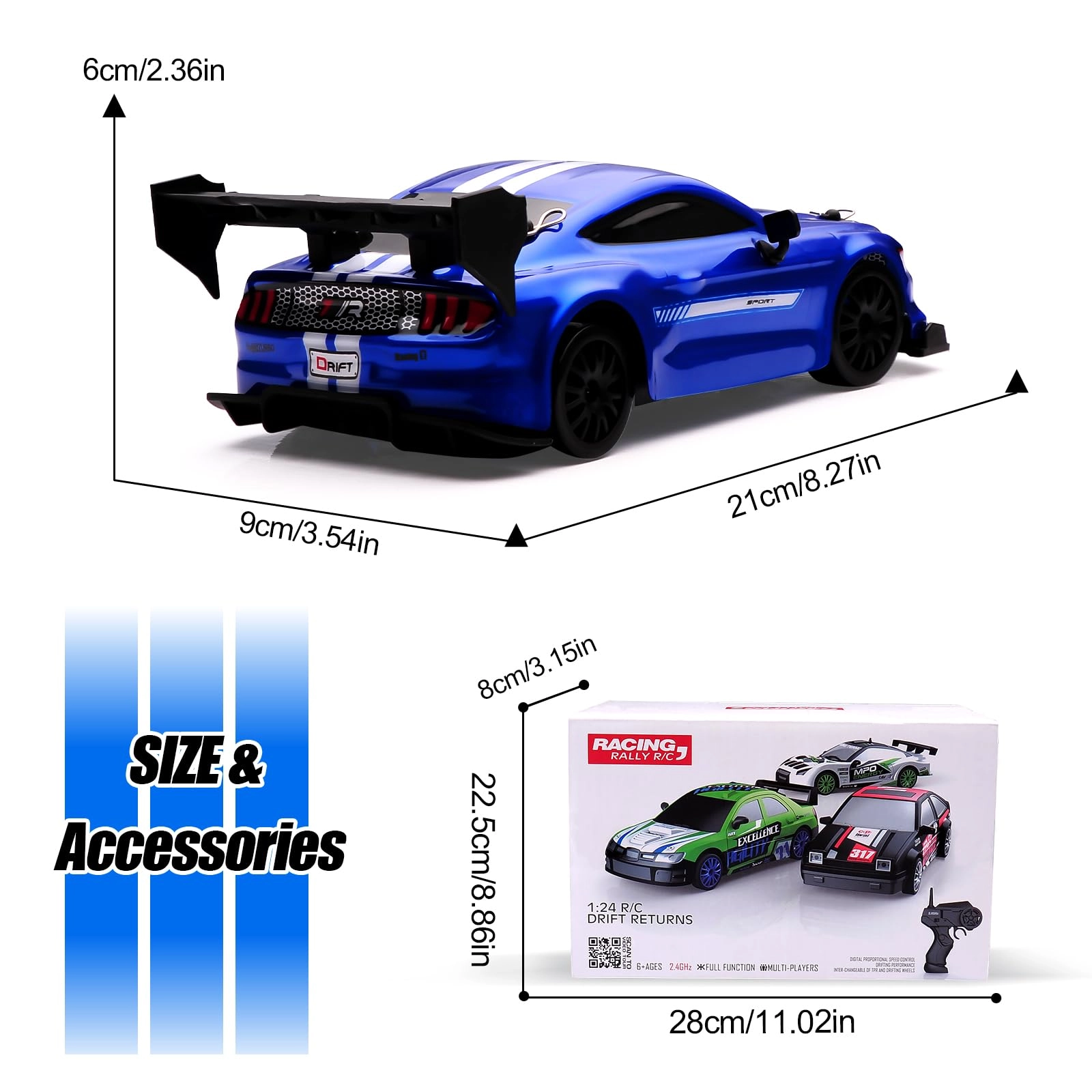 RC Drift Car - 1:24 Scale