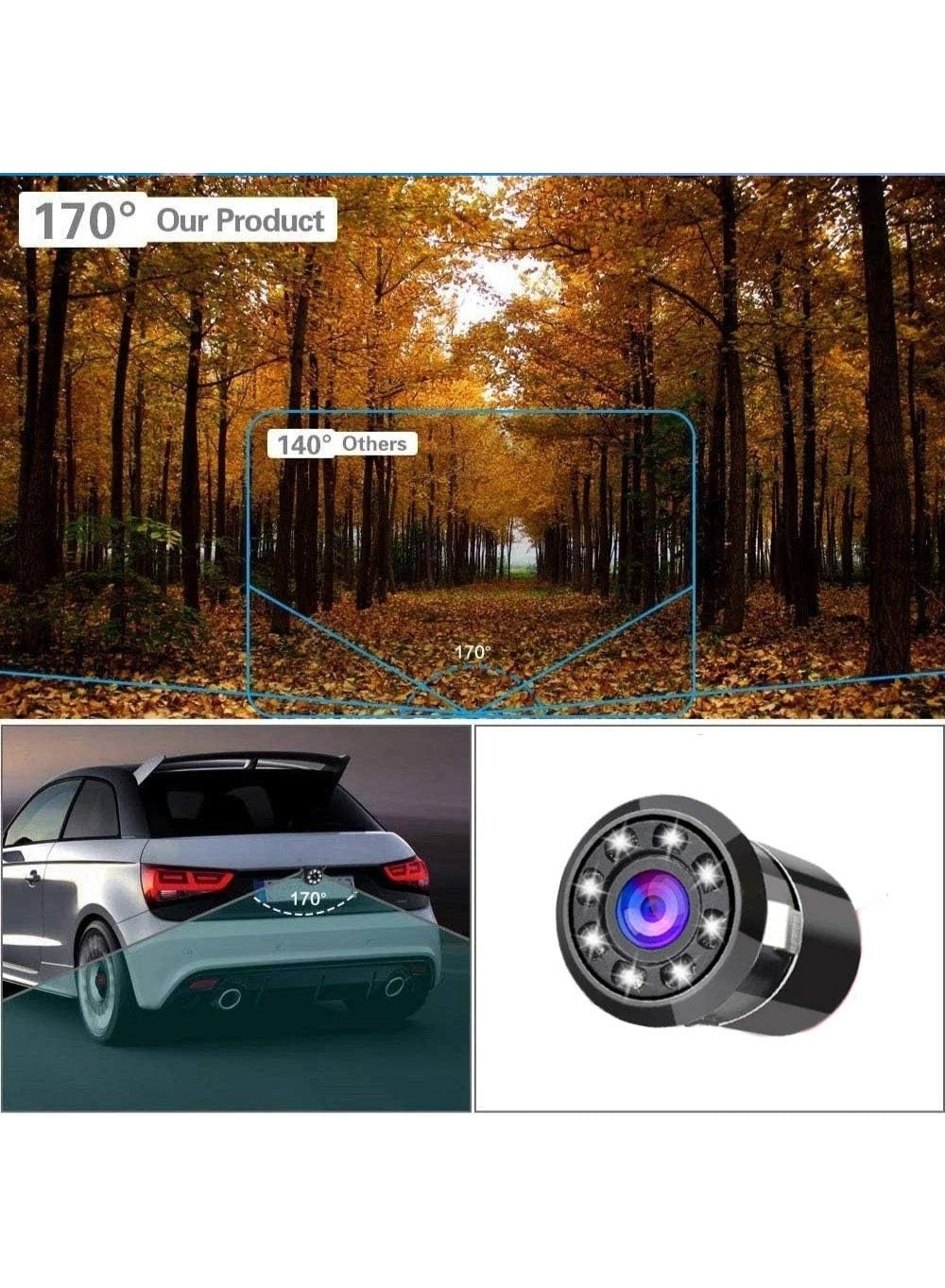 Reverse Car Parking Camera - Night Vision