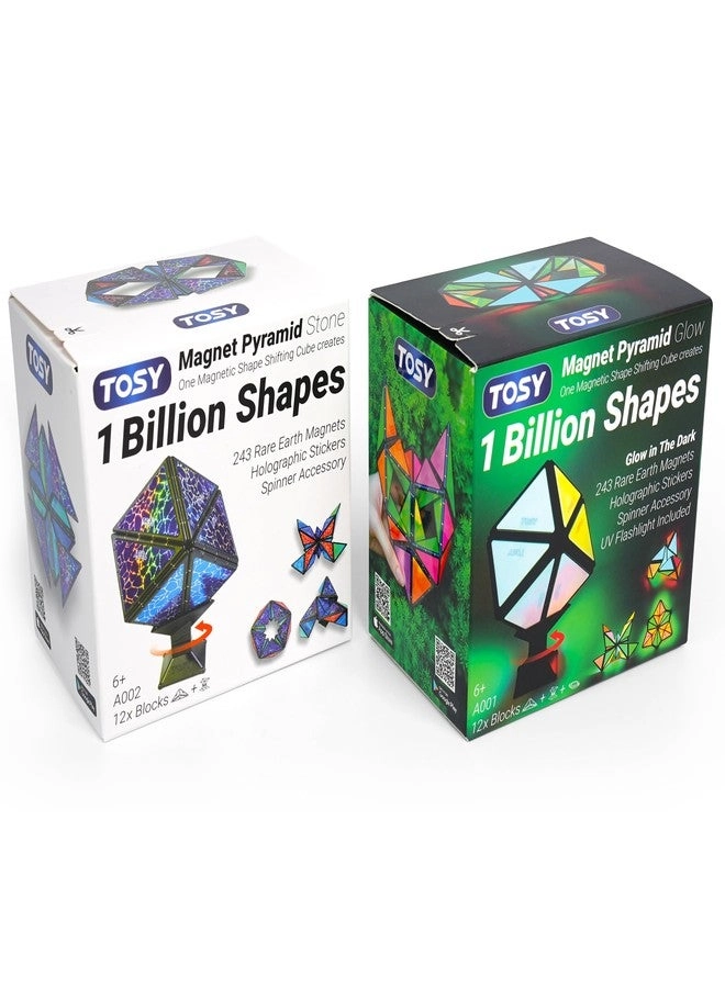TOSY Magnet Pyramid - 6 years+ 12 pieces