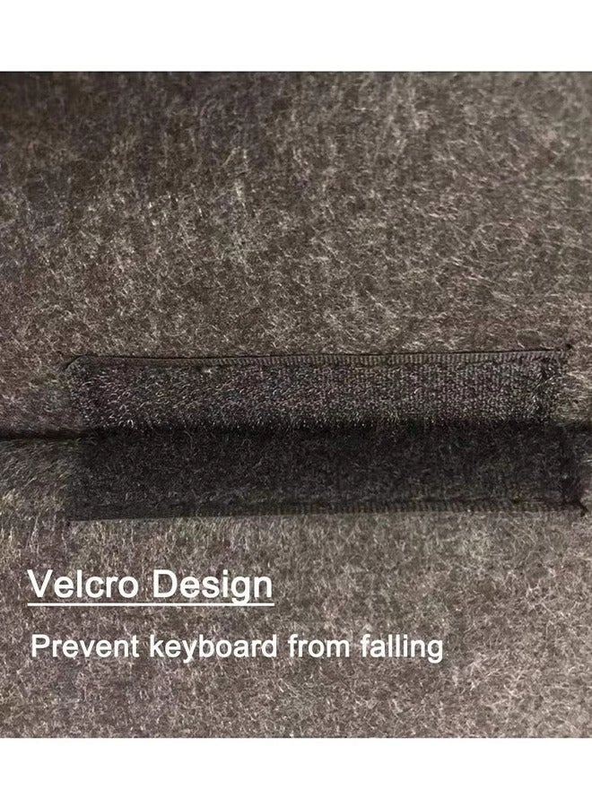 Felt keyboard cover - Dark gray Portable