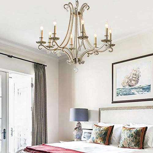 American vintage candle chandelier - 3000K