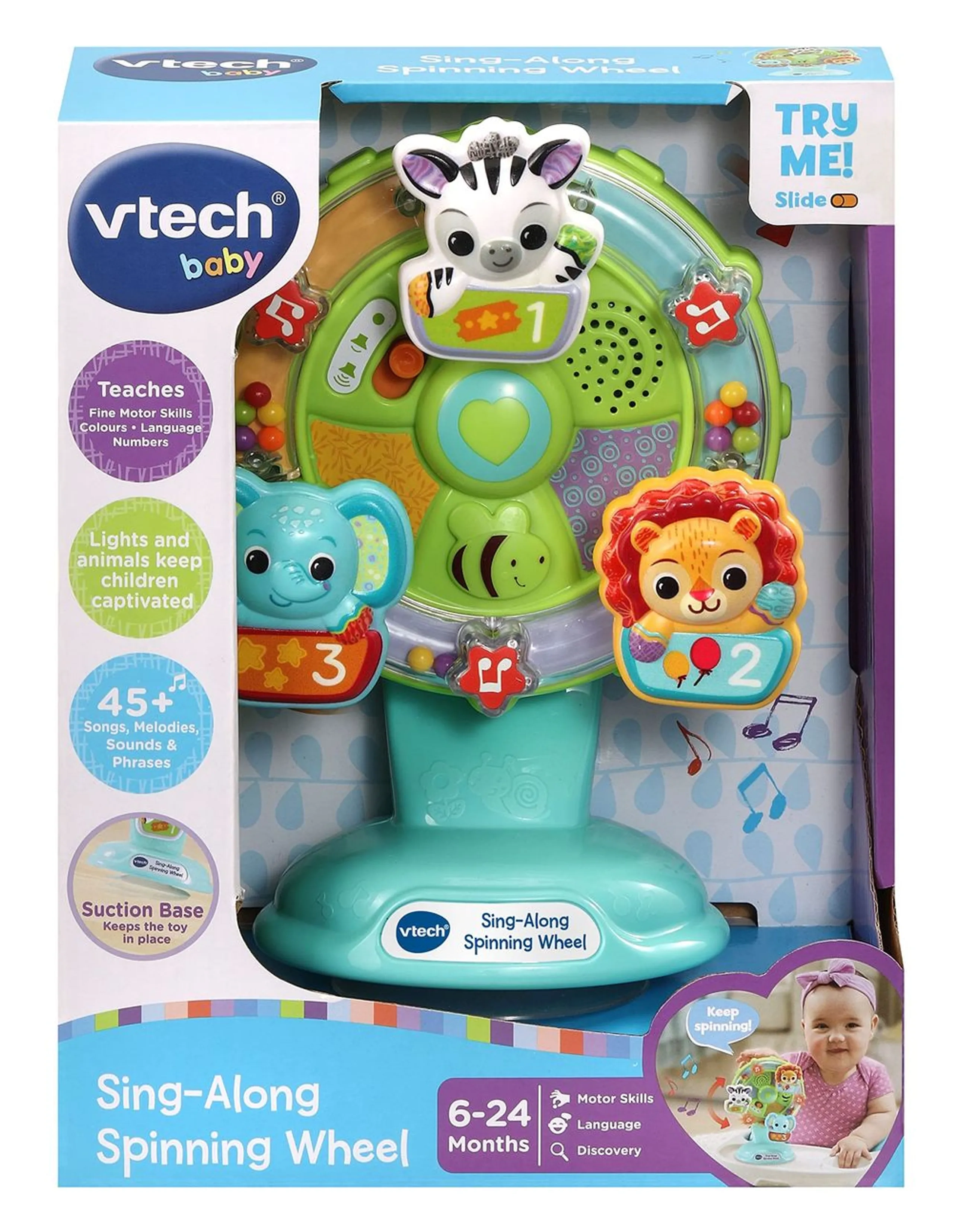 Sing-A-Long Spinning Wheel - 4 sing-along songs Suitable for 6 to 24 months