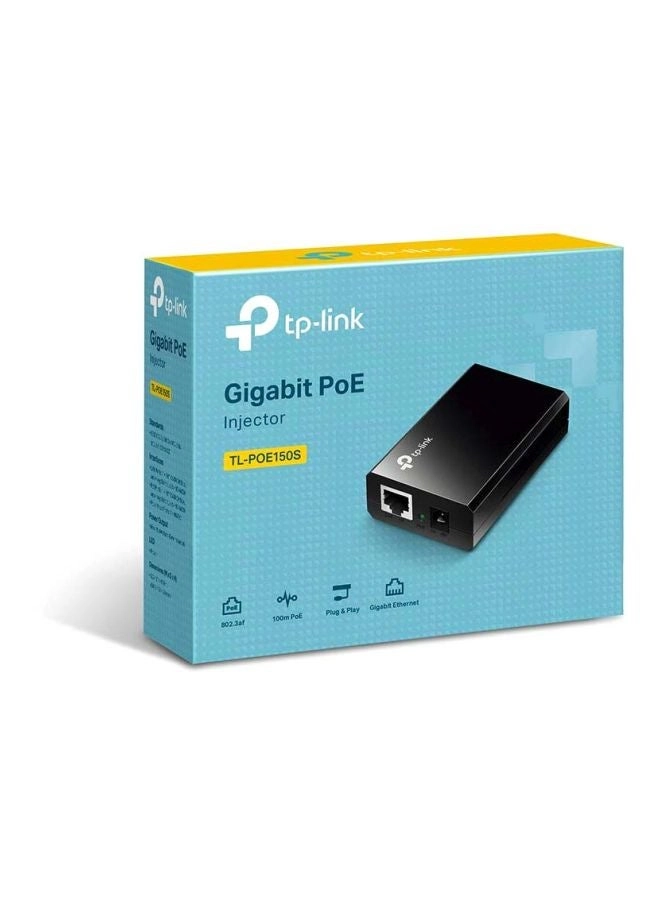 PoE Injector - 1 IEEE 802.3af 150 Mbps