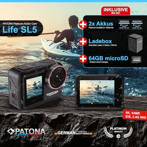 Platinum Action Cam Life SL5 6K90 Big Set