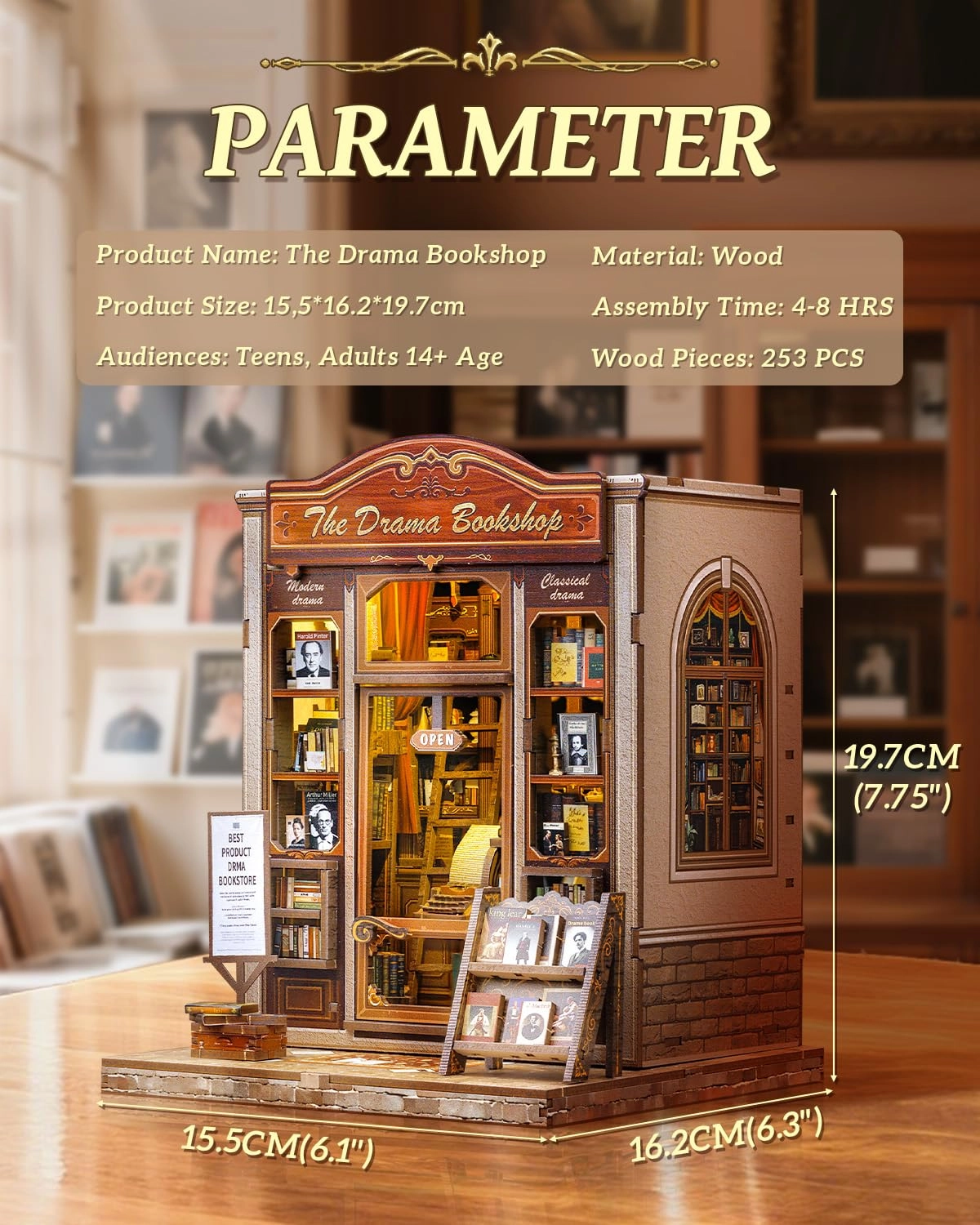 Book Nook Kit - Cooking Bookstore