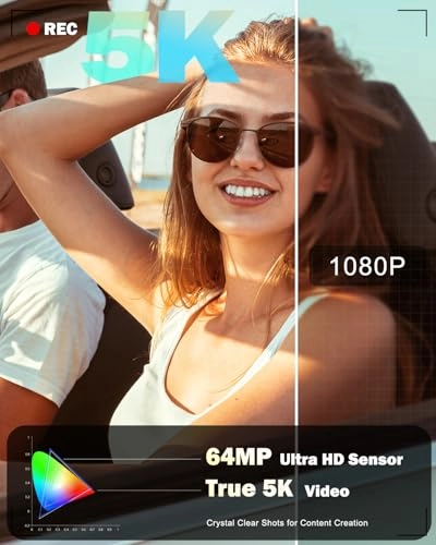 64MP Digital Camera - 4K 16X Zoom