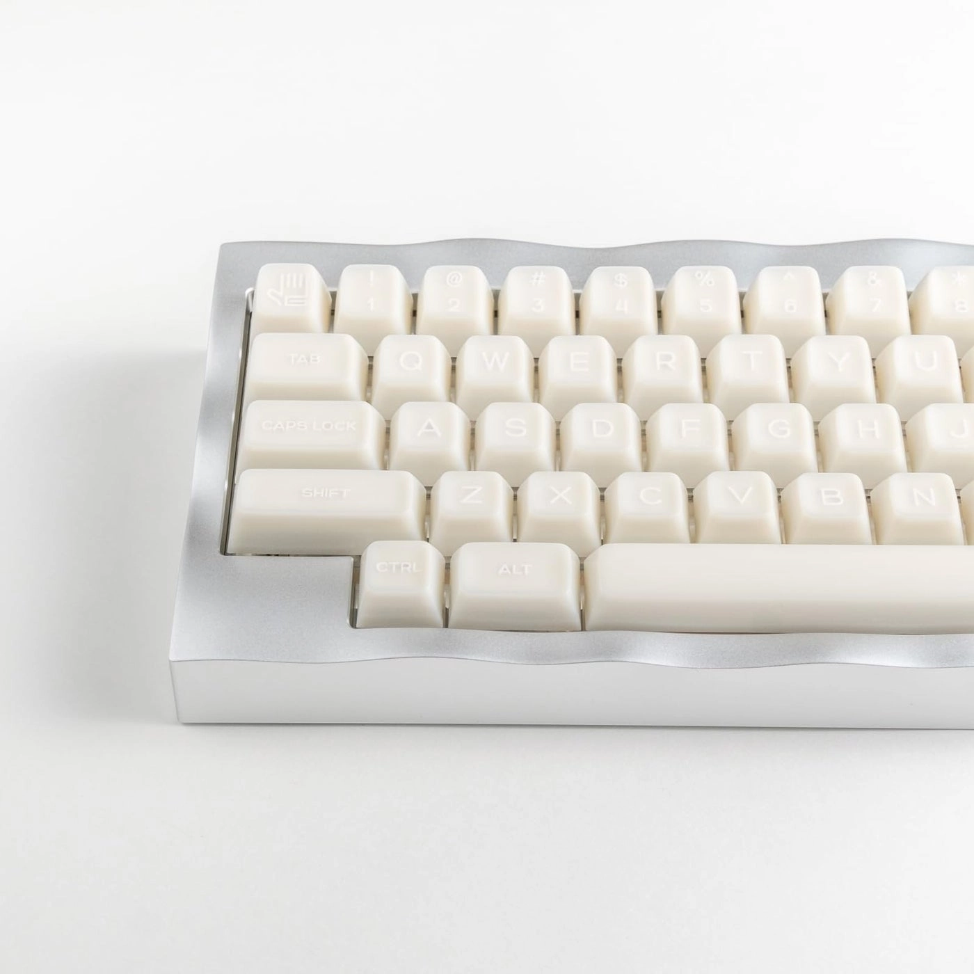 White Jade Keycaps - 160 Keys