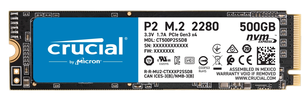 P2 - 500 GB m2_2280