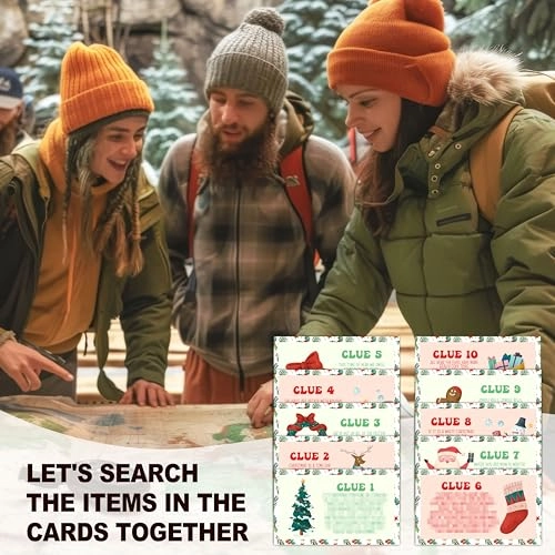 Christmas Scavenger Hunt Game - Adult