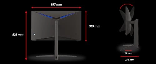 M25 - LC-M25-FHD-144 24.5 Inch 1920 x 1080 Pixels