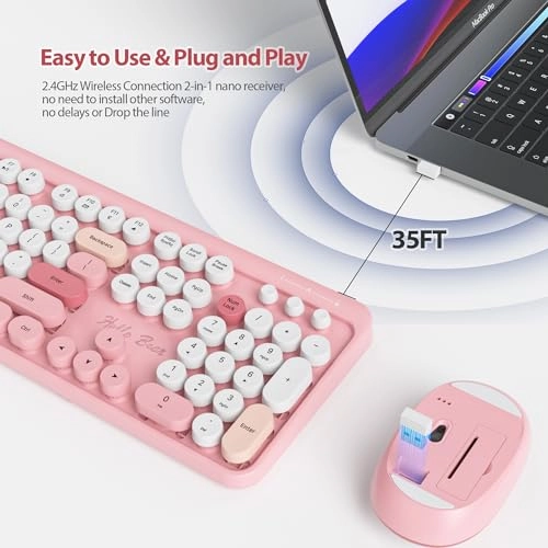 Wireless Keyboard & Mouse Set - US Wireless
