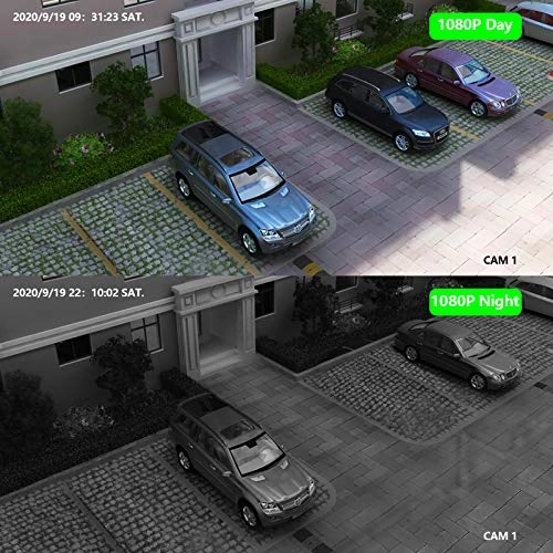 (Used) Security Camera System - 4 cameras 4 channels 1080p