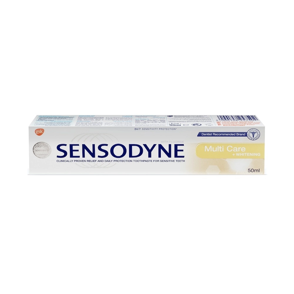 Multi Care Whitening Toothpaste Not suitable for children under 12 years of age 50ml