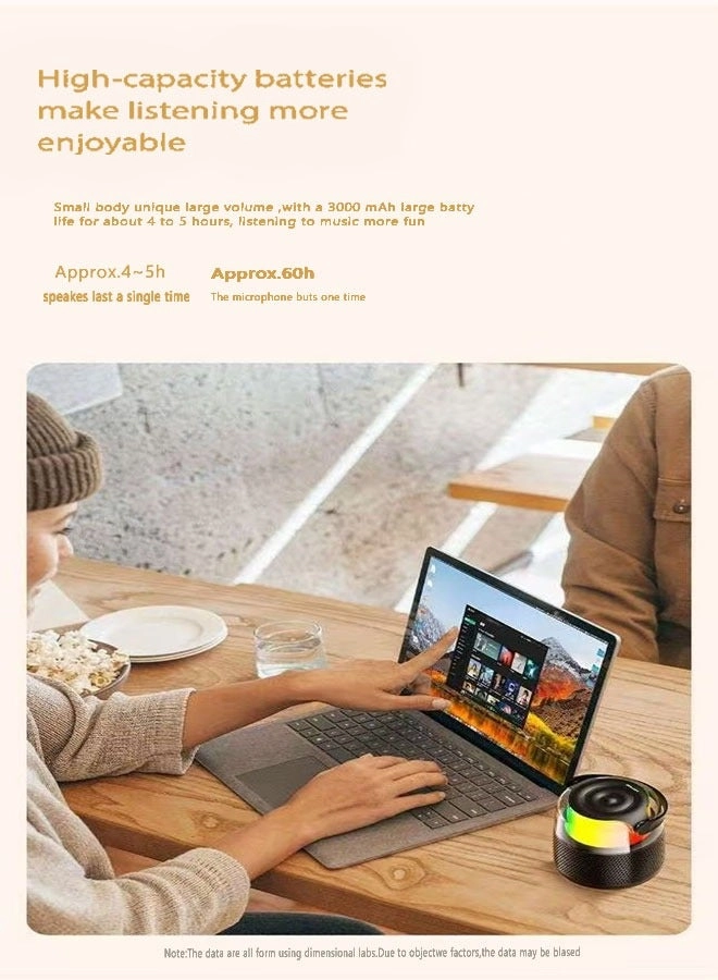 Mini Karaoke Machine - Dual microphones