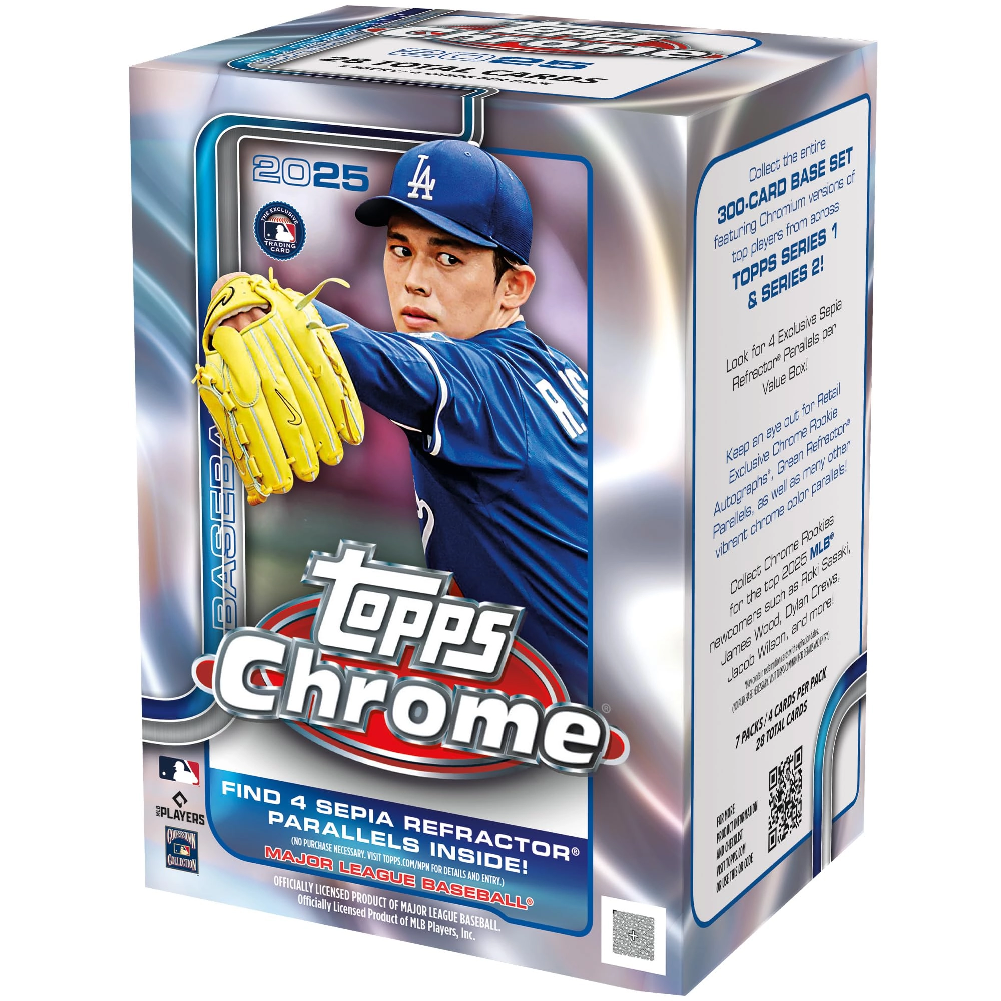 Topps 2025 Chrome Baseball - 28pcs