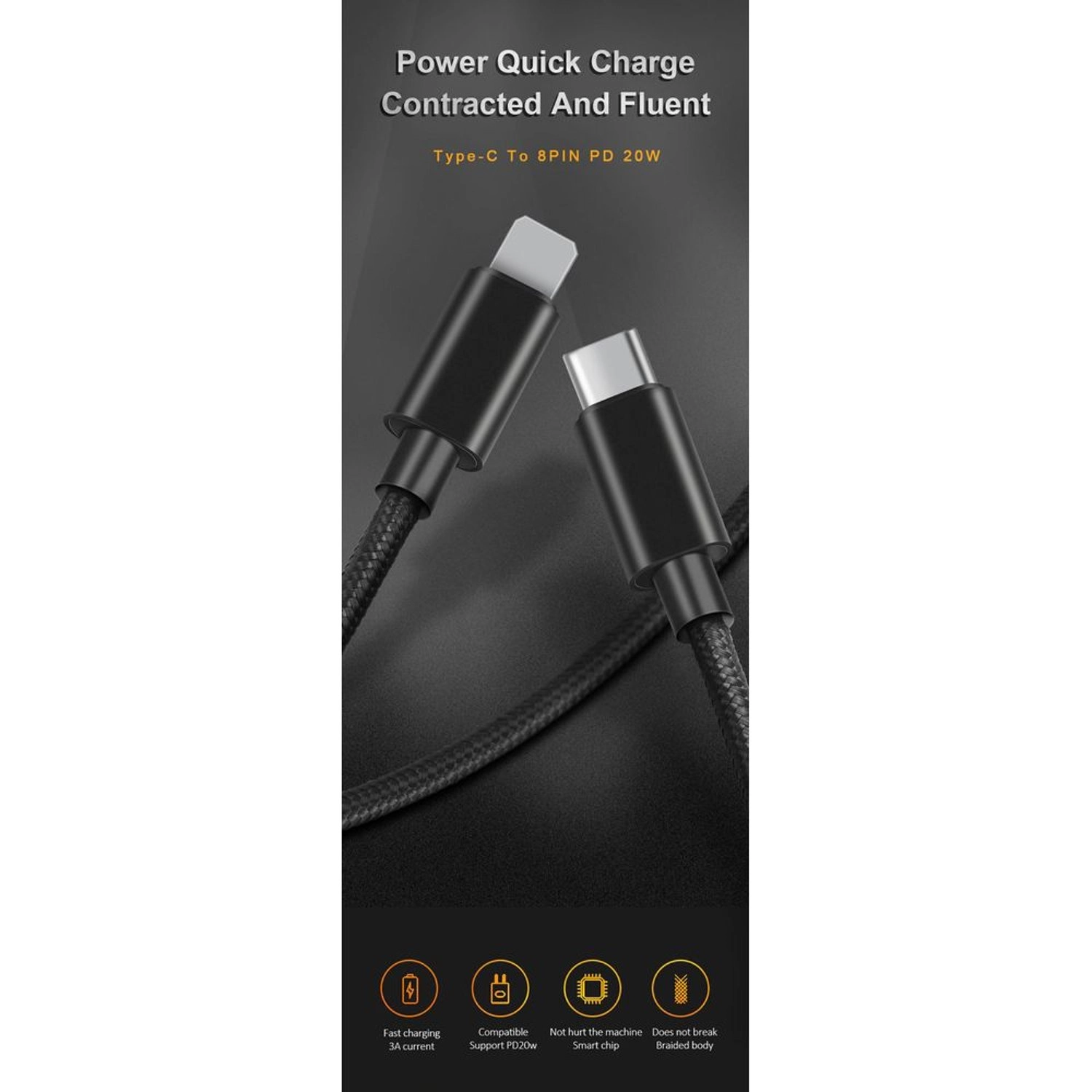 USB-C to Lightning Cable - 1m