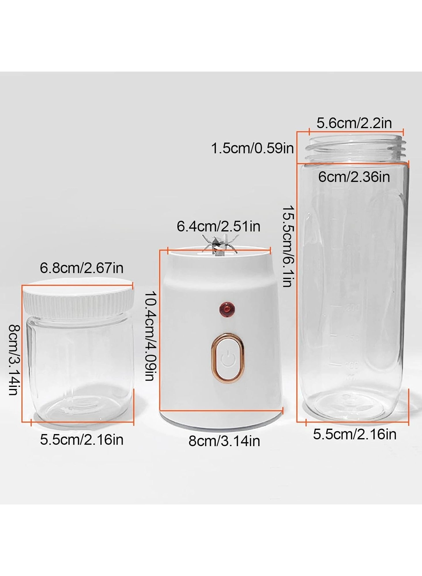 Portable Blender - USB rechargeable, BPA-free, compact portable