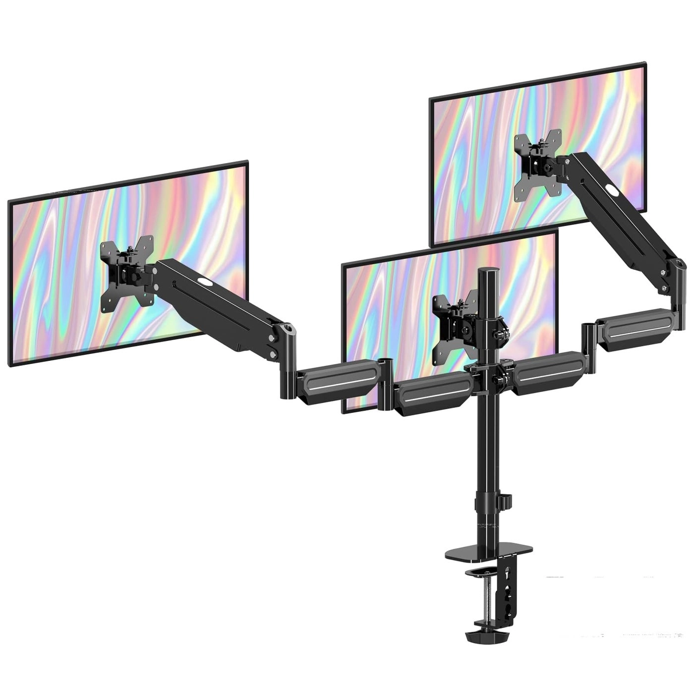 Pholiten Triple Monitor Mount - 3 17-27 inch