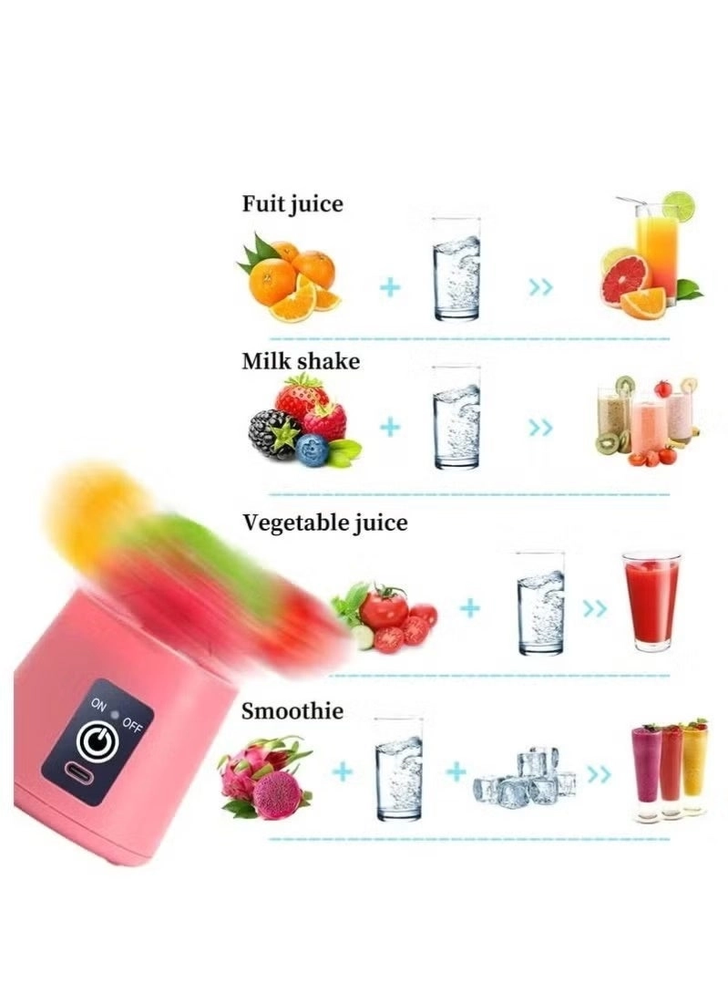 Portable Blender Cup - USB Rechargeable Compact & Portable