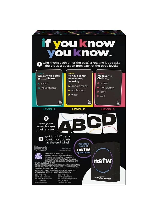 If You Know You Know - Card Game