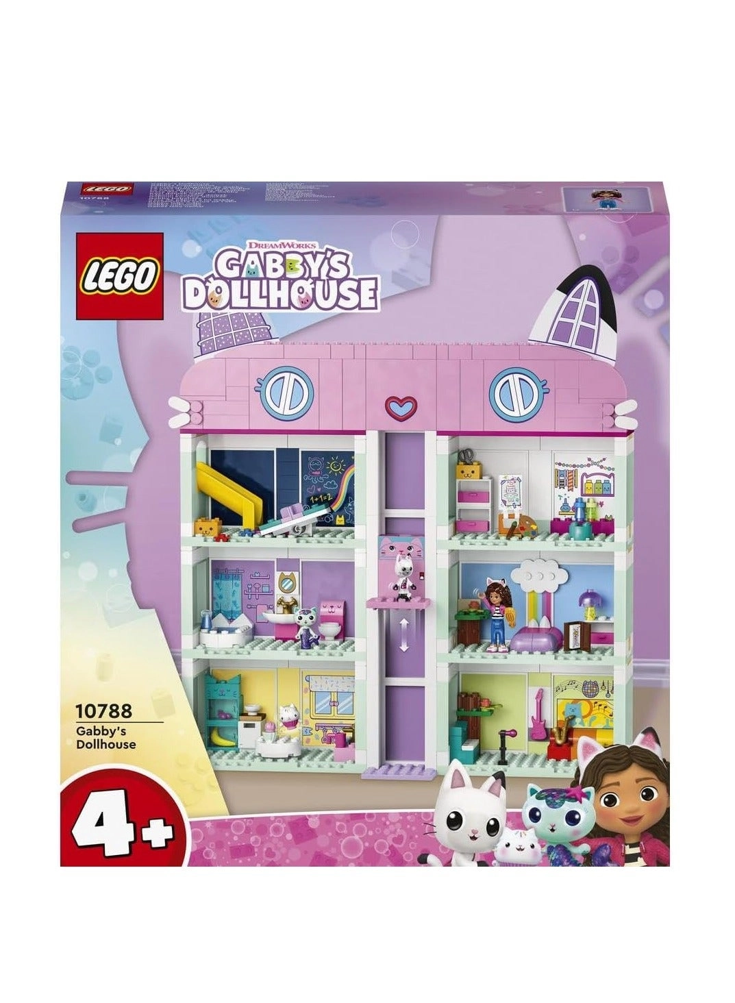 Gabby's Dollhouse (10788) - Building Blocks 8 rooms
