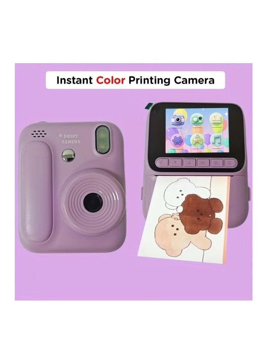 Kids Instant Print Camera - 1080P HD Thermal Printer