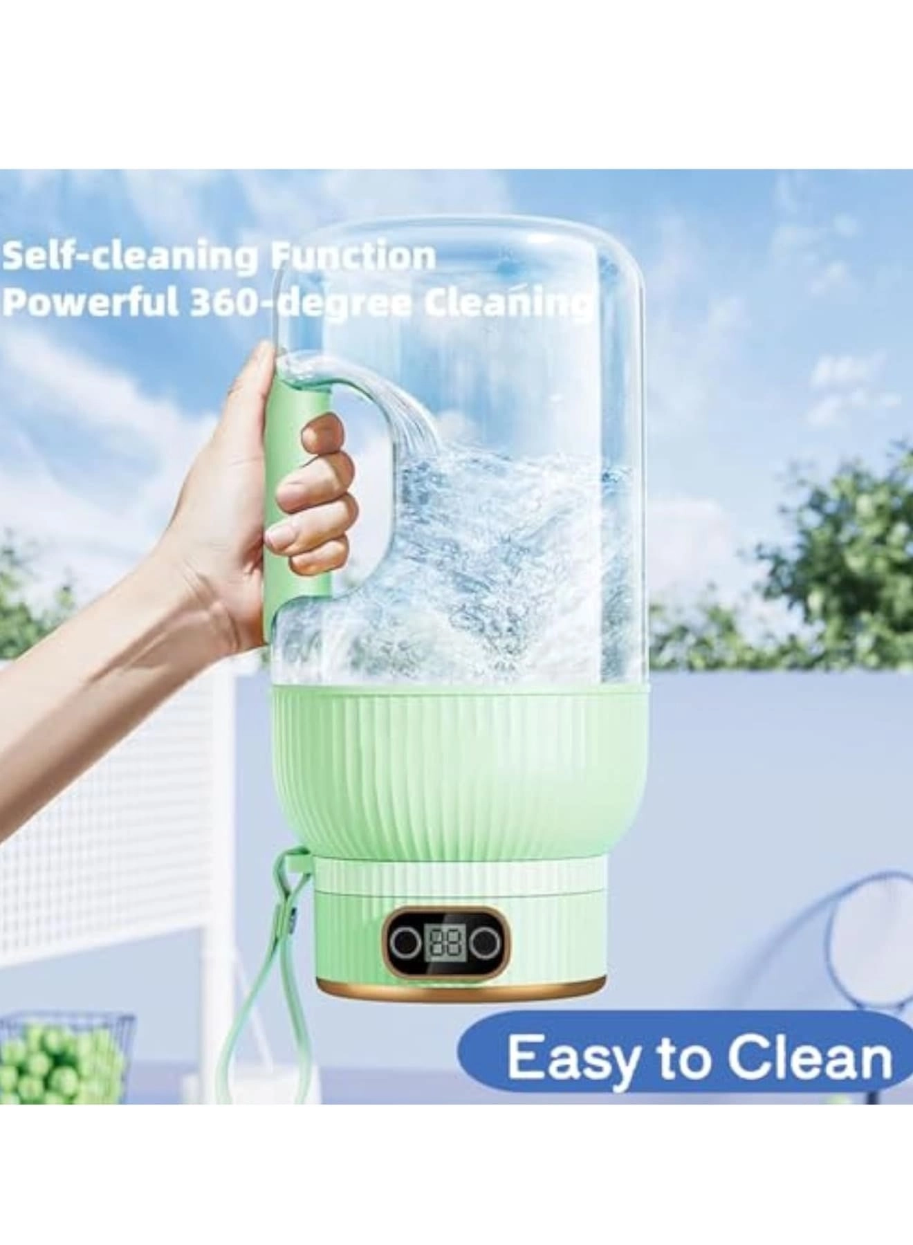 Portable Blender - Digital Display Type-C USB Rechargeable